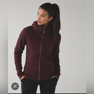 Lululemon Scuba Hoodie III - Heathered Bordeaux Drama - Size: 2